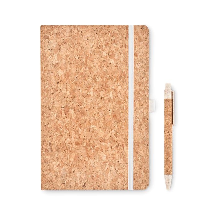 MO6202-13Suber Set DIN A5 Notizbuch Kork_ beige