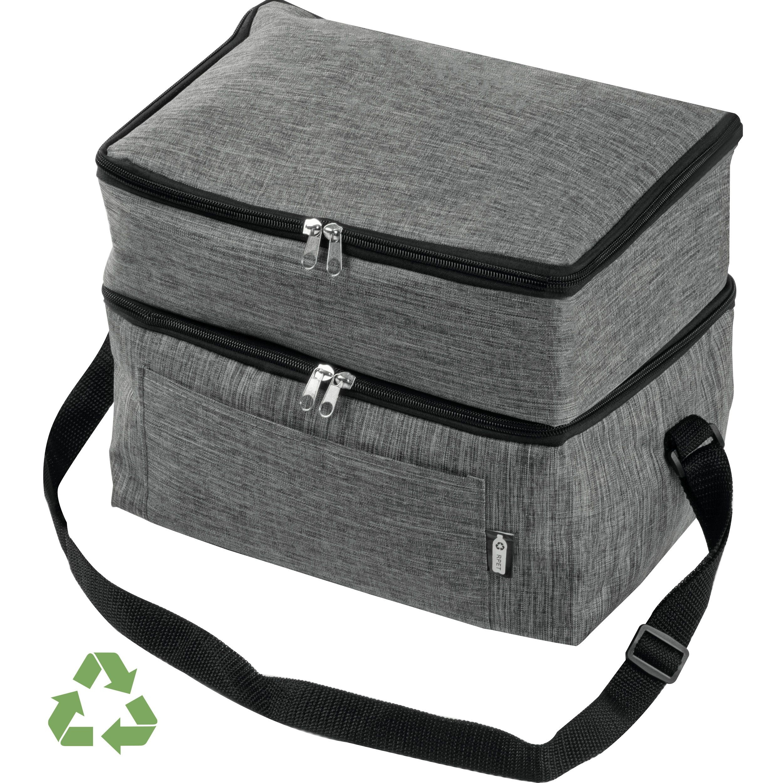 MA62978-77Kuehltasche aus recycelten Kunststoffen STELLA_ anthrazit