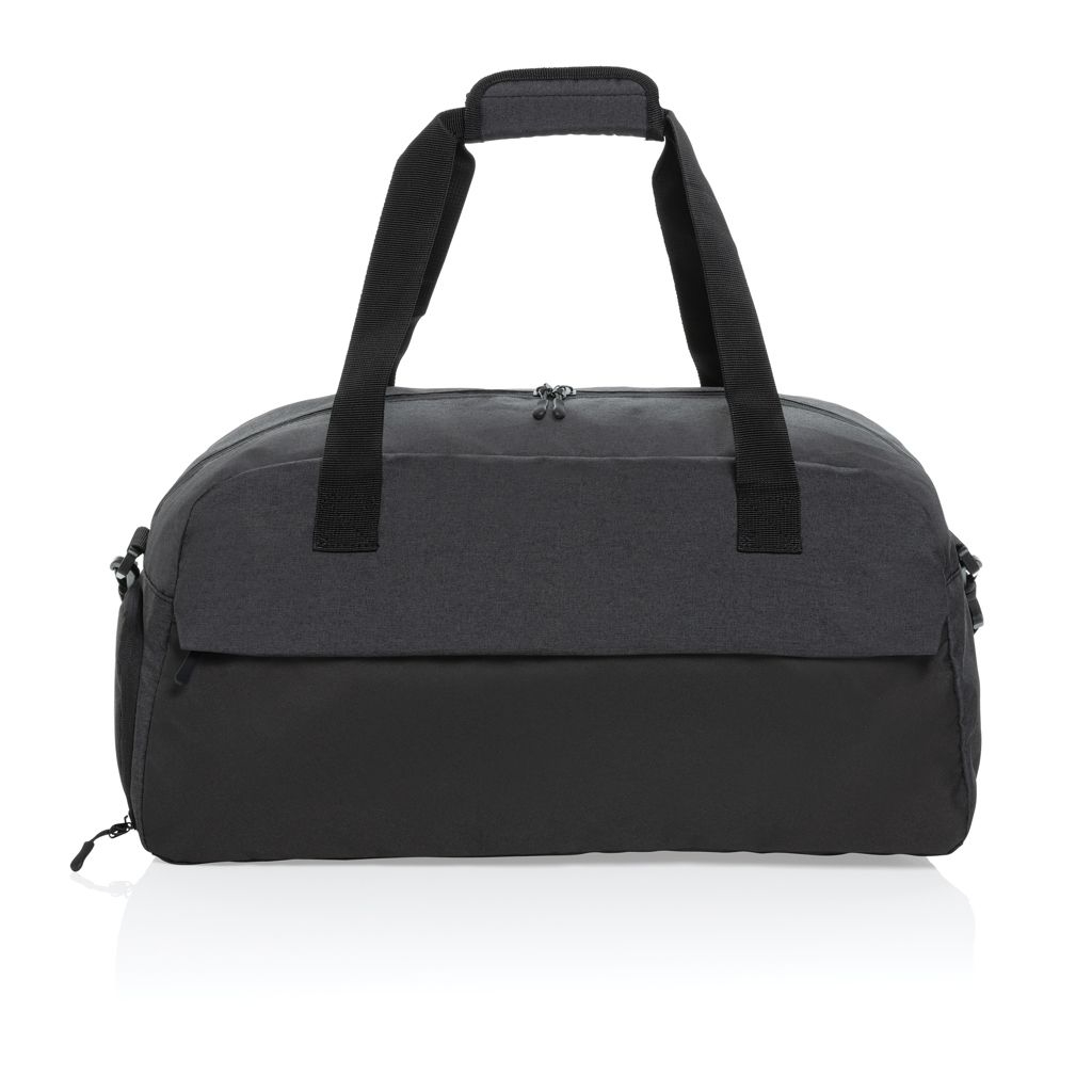 XDP707.20-1Kazu AWARE™ RPET Weekend-Duffel-Bag_ schwarz