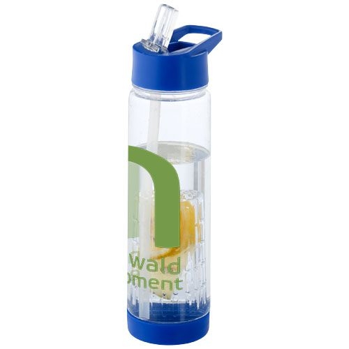 PF100314-1Tutti frutti 740 ml Tritan™ Sportflasche mit Infuser_ transparent_blau
