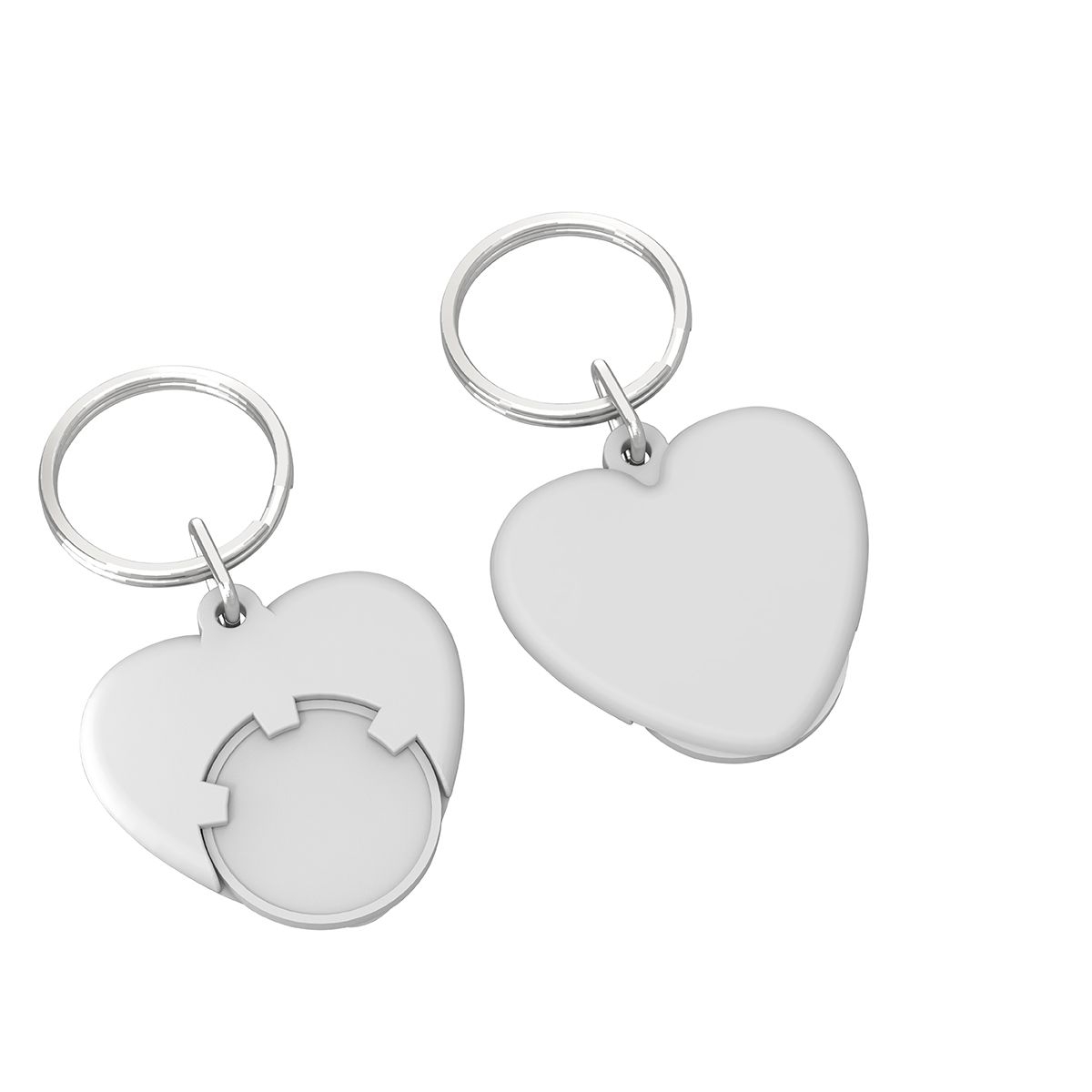 HE8652R-0-0Chiphalter mit 1€-Chip _Herz_ weiss_ weiss