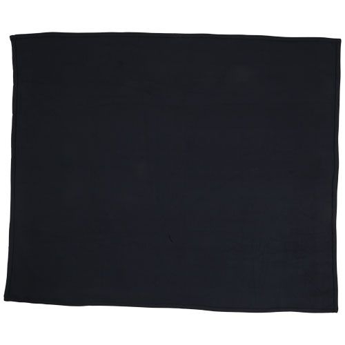 PF112809-4Springwood Decke aus weichem Fleece und Sherpa-Plaid_ navy_offwhite