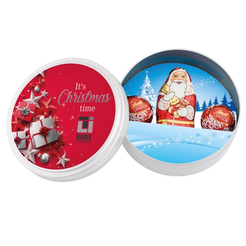 JG20045-1Weihnachtsdose mit Lindt-Mischung_ Lindt Weihnachts-Mix