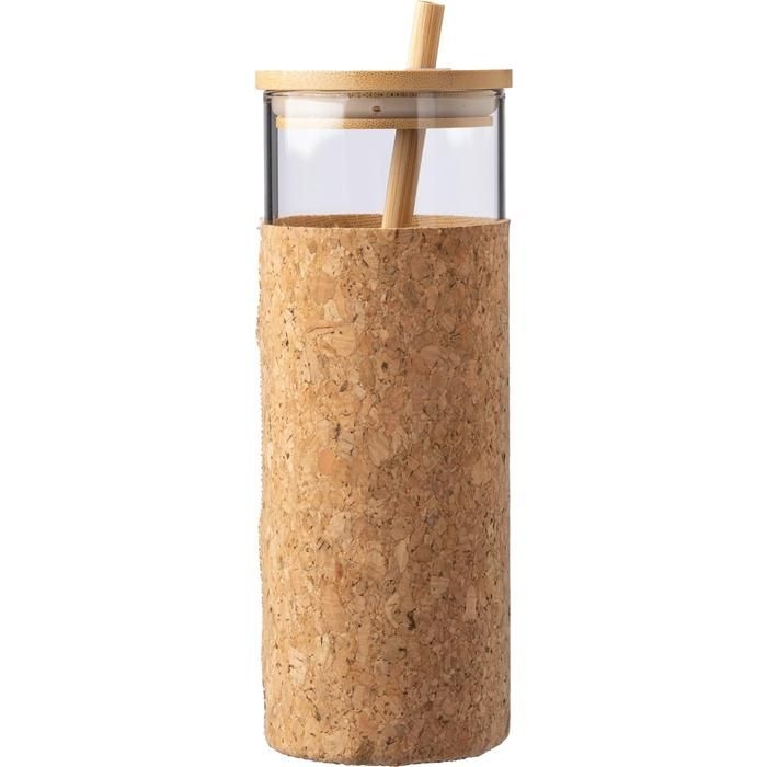 GI1097563-11Einwandiger Glasbecher _450 ml_ Marlies_ brown