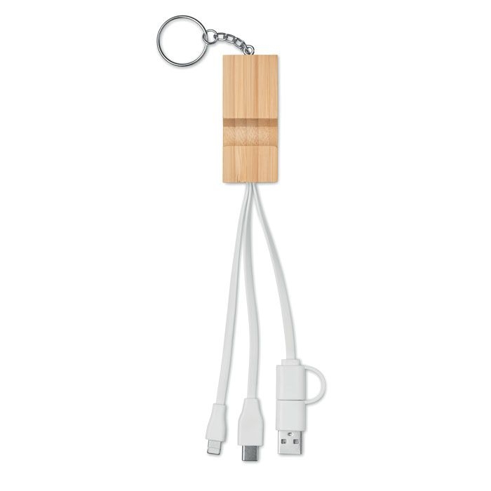 MO2295-40Clauerc Schluesselring mit Halter_ holz