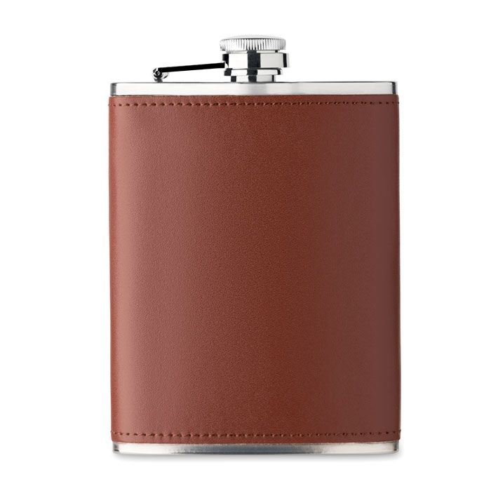 MO2629-01Slimmy Flachmann 200 ml_ braun