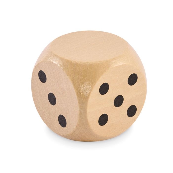 MO2614-40Dado Spielwuerfel Schima-Holz Ø 5cm_ holz