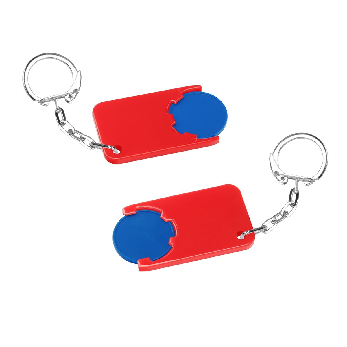 HE7454K-3-1Chiphalter mit 1€-Chip _Beta_ blau_ rot