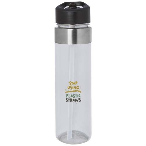 PF100824-1Dylan 650 ml Tritan Flasche mit Ausgussdeckel_ transparent klar
