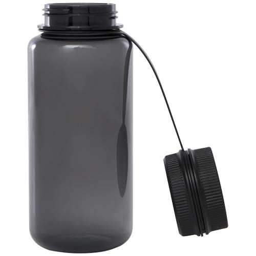 PF100837-6Ryder 900 ml RCS-zertifizierte RPET-Sportflasche mit Multifunktionsdeckel _ schwarz