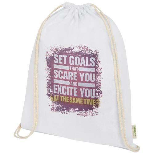 PF120781-1Odisha 140 g_m² OCS Bio-Sportbeutel 5L_ weiss