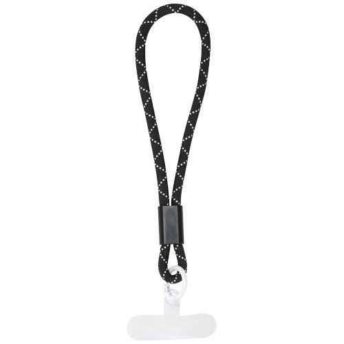 PF124488-4Arich Smartphone Armband aus recyceltem Kunststoff_ schwarz