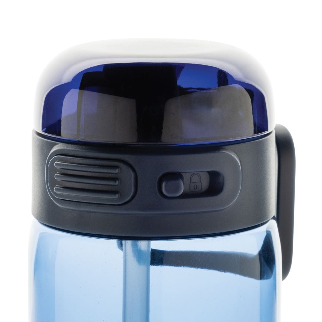 XDP437.70-25Sip'nLock RCS rPET auslaufsichere Sport-Trinkflasche 800ml_ navy blau