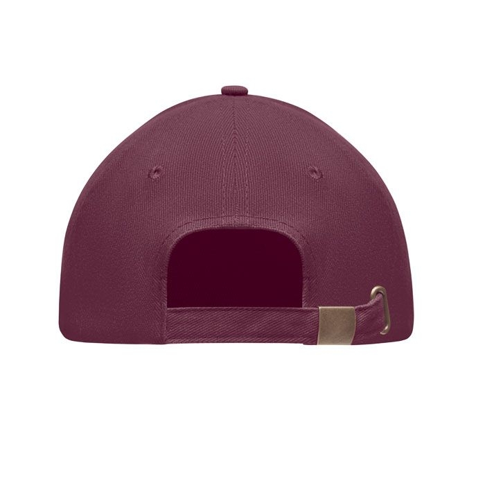 MO9643-02Tekapo Baseball cap 6 panels 270g_m²_ bordeaux