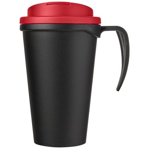 PF210421-3Americano® Grande 350 ml Isolierbecher mit auslaufsicherem Schraubverschluss_ schwarz_rot
