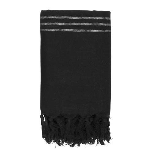 PF113425-2Originalhome Tuch 85 × 175 cm aus recyceltem Material_ schwarz