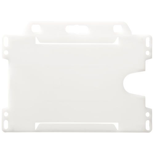 PF210193-1Vega Kartenhalter aus recyceltem Kunststoff_ klar mattiert