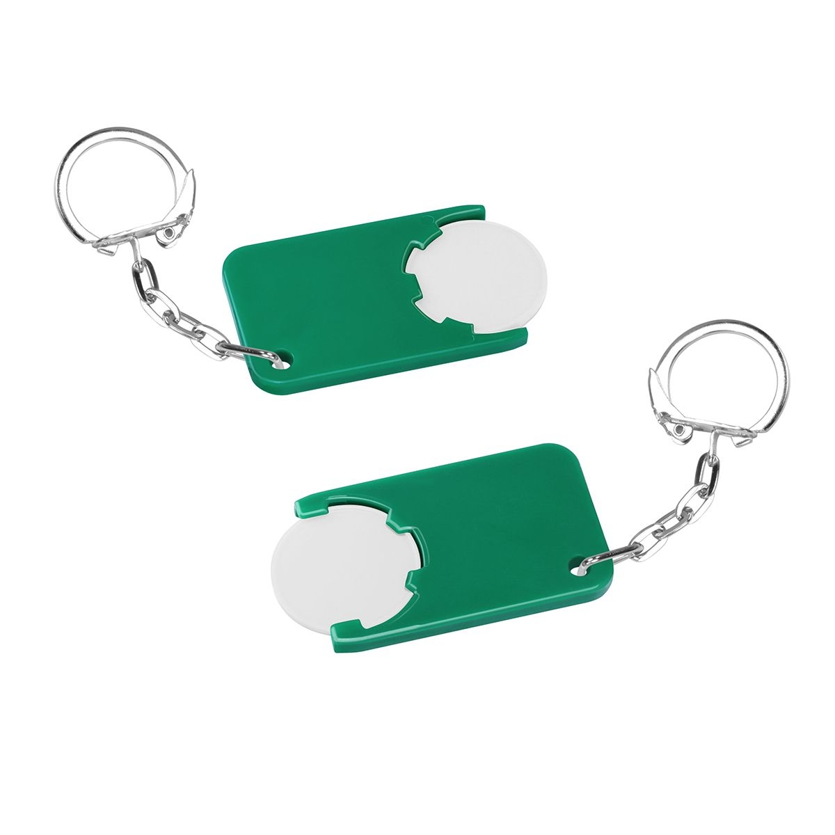 HE7454K-0-2Chiphalter mit 1€-Chip _Beta_ weiss_ gruen