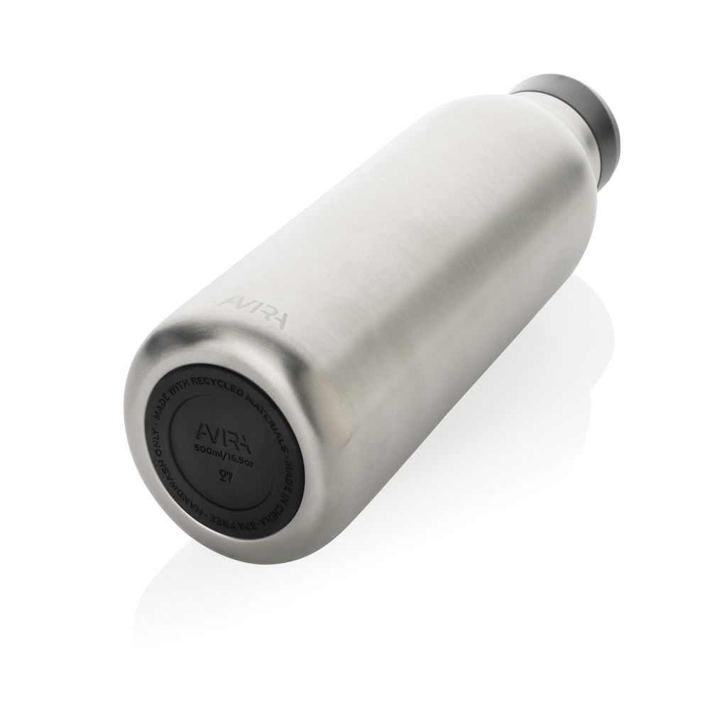 XDP438.00-2Avira Avior RCS recycelte Stainless-Steel Flasche 500ml_ silber