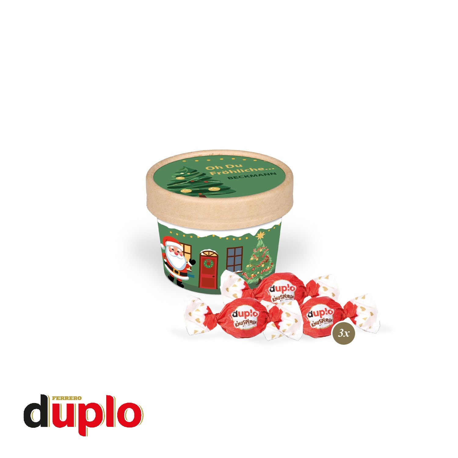 CD95582-01Christmas Paperbox mit duplo Knusperlen_ Duplo Knusperlen