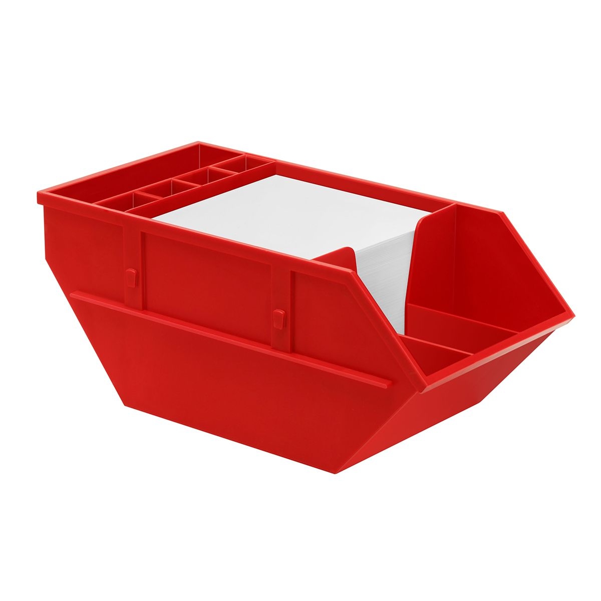 HE8625KPC-1Zettelbox mit Koecher _Container_ rot