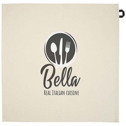 PF113326-5Alora 200 g_m² Kuechenhandtuch aus recycelter Baumwolle_ schwarz