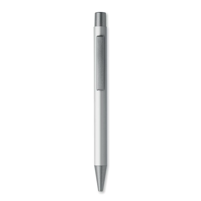 MO3222-14Nali Druckkugelschreiber recy. Alu_ silber