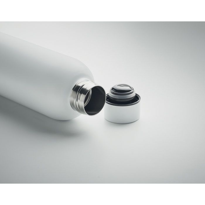 MO6750-06Athena Trinkflasche Edelstahl 500 ml_ weiss