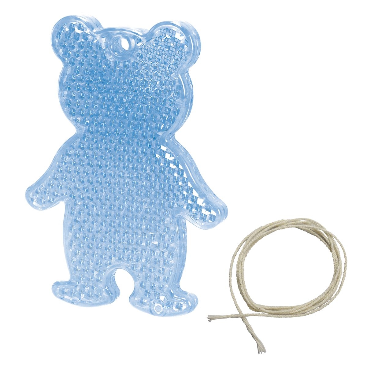HE7800B-T3Sicherheits-Reflektor _Baer_ blau-transparent
