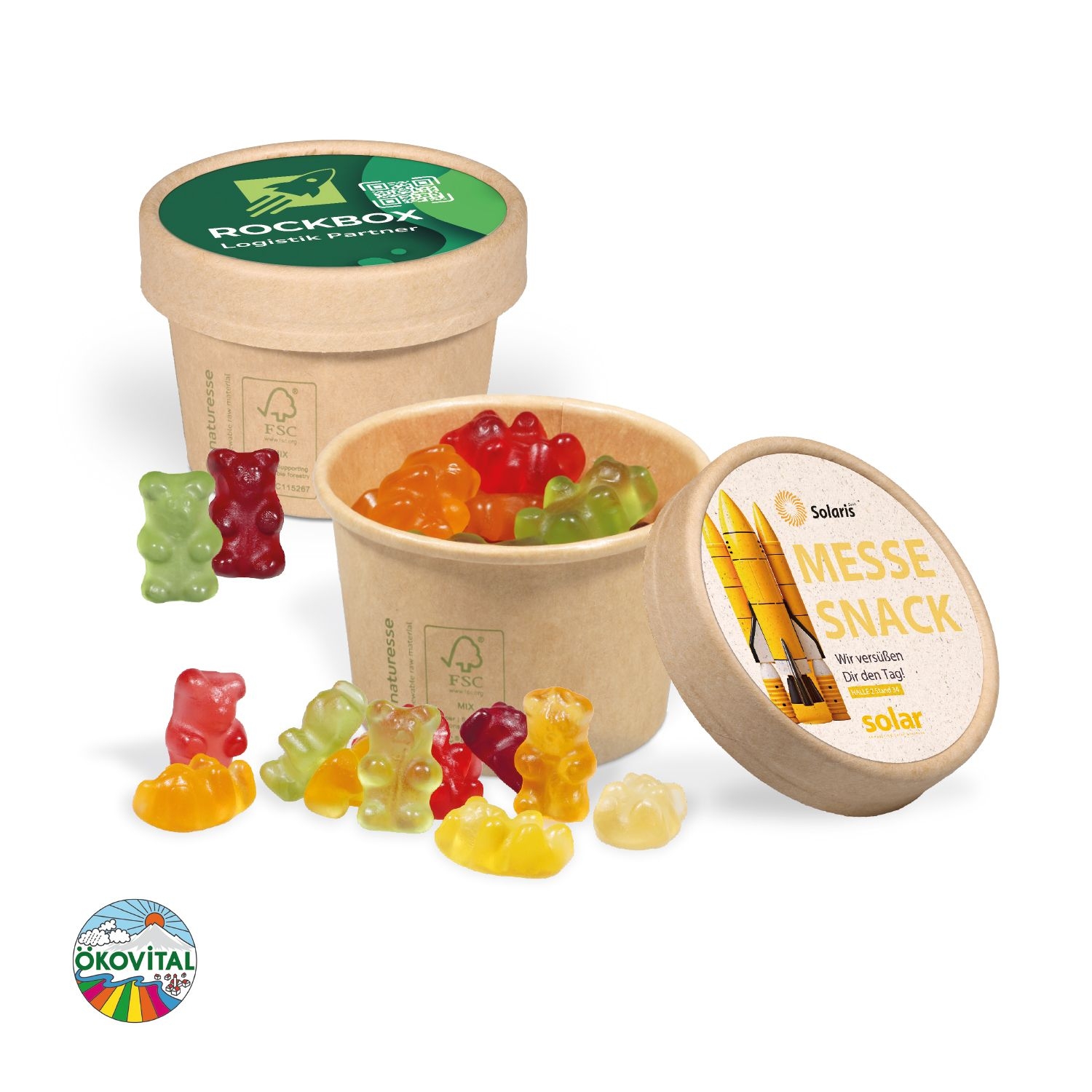 CD91641Werbe-Fruchtgummi Paperbox mit Einleger