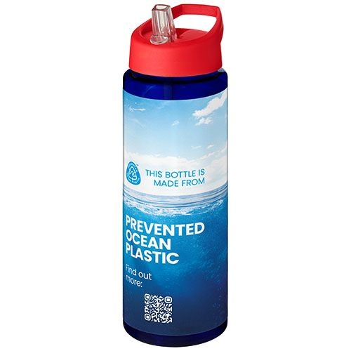 PF210486-8H2O Active® Eco Vibe 850 ml Sportflasche mit Ausgussdeckel _ blau_rot