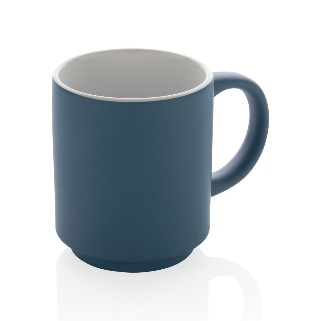 XDP434.07-5Stapelbare Keramiktasse_ 180ml_ blau
