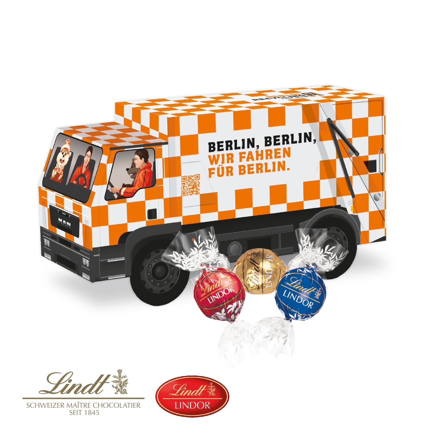 CD91673-013D Praesent LKW mit Lindt Lindor Pralinés_ Lindor Pralines