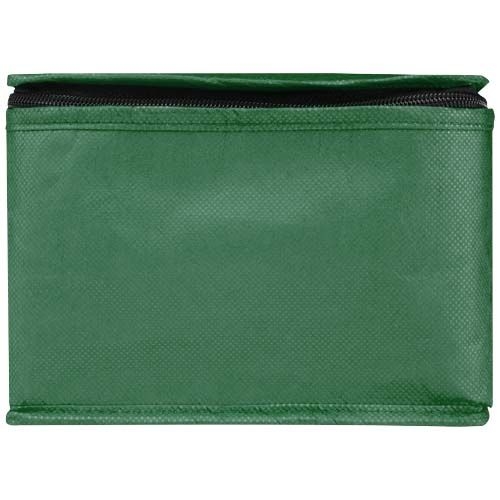 PF130082-5Spectrum Kuehltasche aus recyceltem GRS Non Woven fuer 6 Dosen 4 L_ gruen