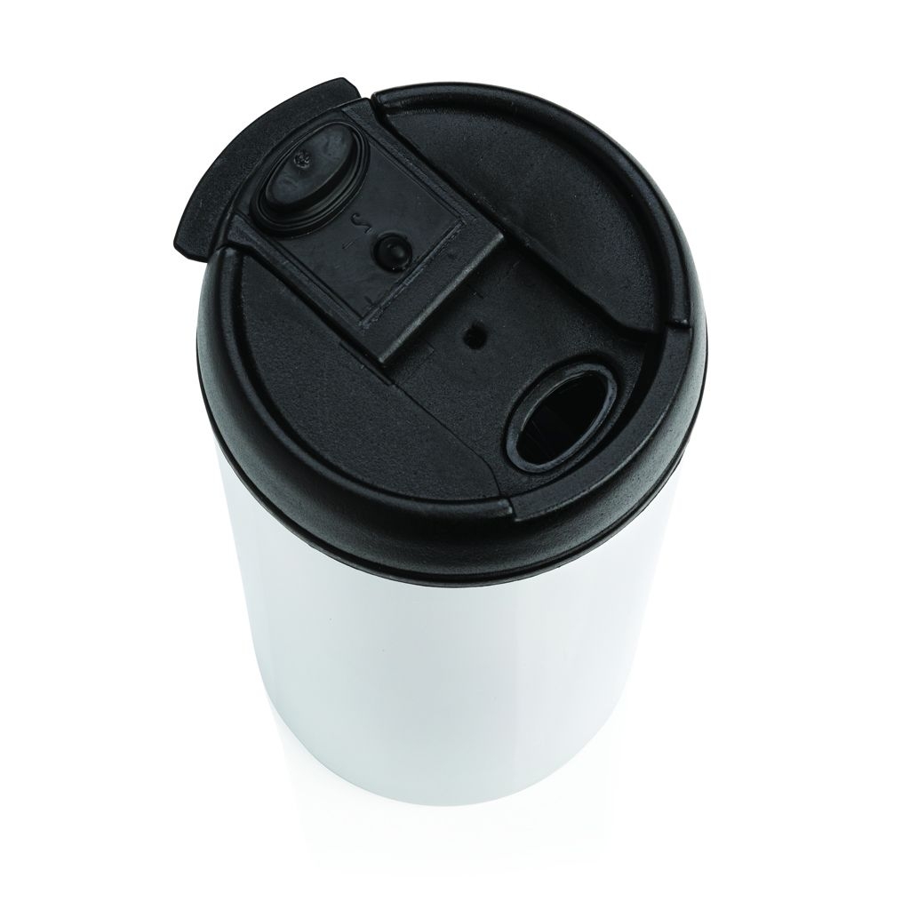 XDP435.04-3Metro Becher Becher aus RCS recyceltem Stainless-Steel_ weiss