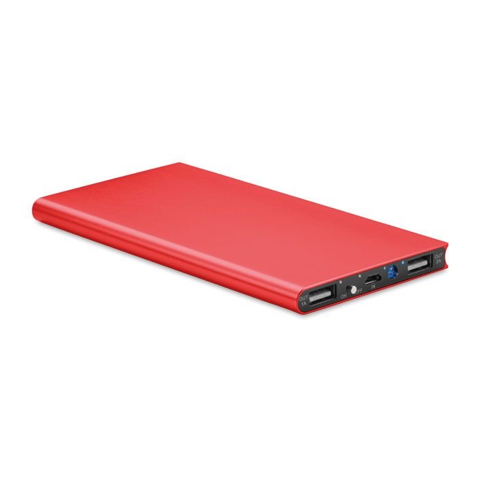 MO8839-05Powerflat8 Powerbank 8000 mAh_ rot