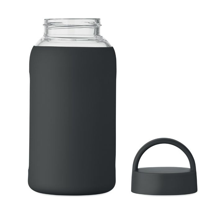 MO2912-03Boris Flasche Borosilikatglas 600ml_ schwarz