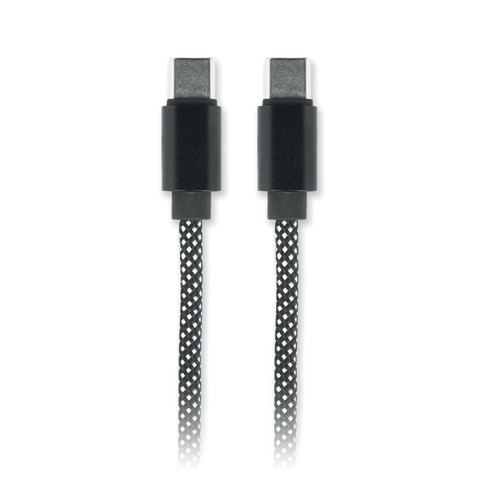 MO2778-33Braid Magnetisches Kabel RPET_ weiss_schwarz