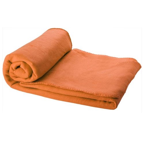 PF100165-12Huggy Fleecedecke mit Huelle 150 x 120 cm_ orange