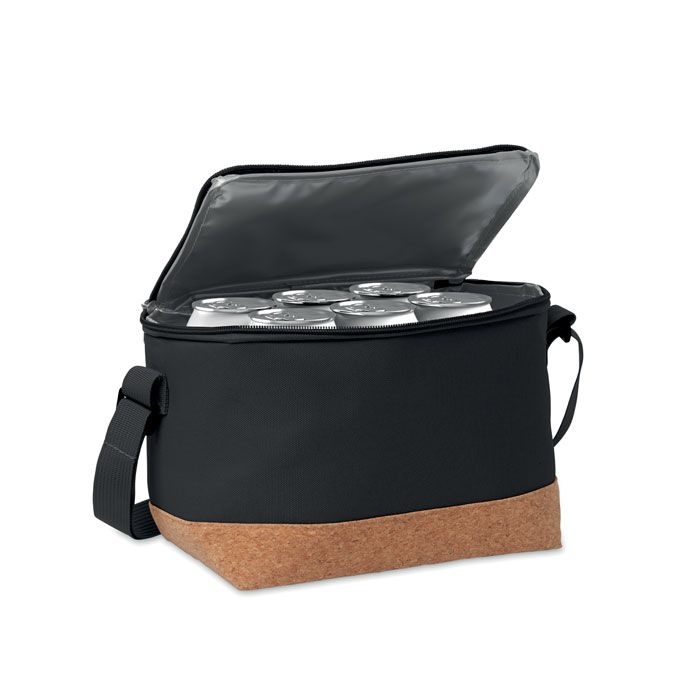 MO2504-03Koeler Kuehltasche 600D RPET 5L_ schwarz