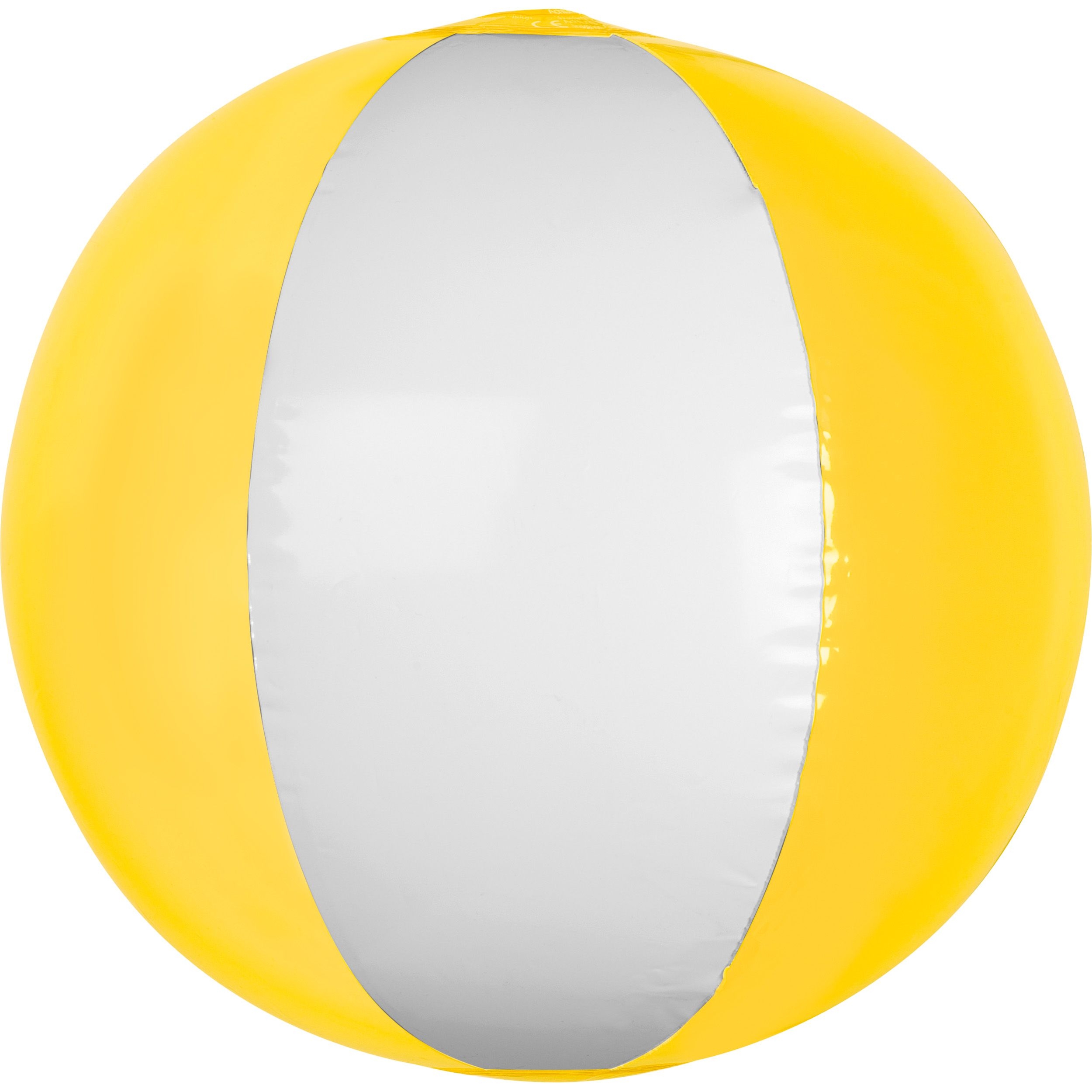 MA50914-08Strandball bicolour farbig_transparent MARGARETHE_ gelb