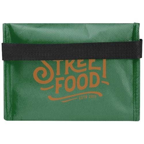 PF130082-5Spectrum Kuehltasche aus recyceltem GRS Non Woven fuer 6 Dosen 4 L_ gruen