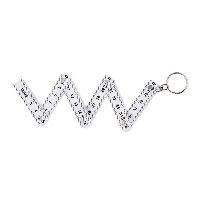 MO2238-06Fuster Schluesselring Zollstock 50cm_ weiss