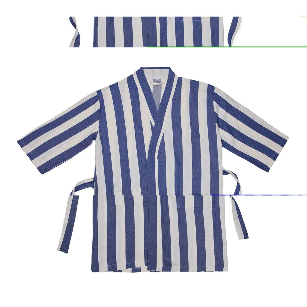 XDV41722-05LXLVINGA Ornos GRS Hamam-Bademantel L_XL_ blau