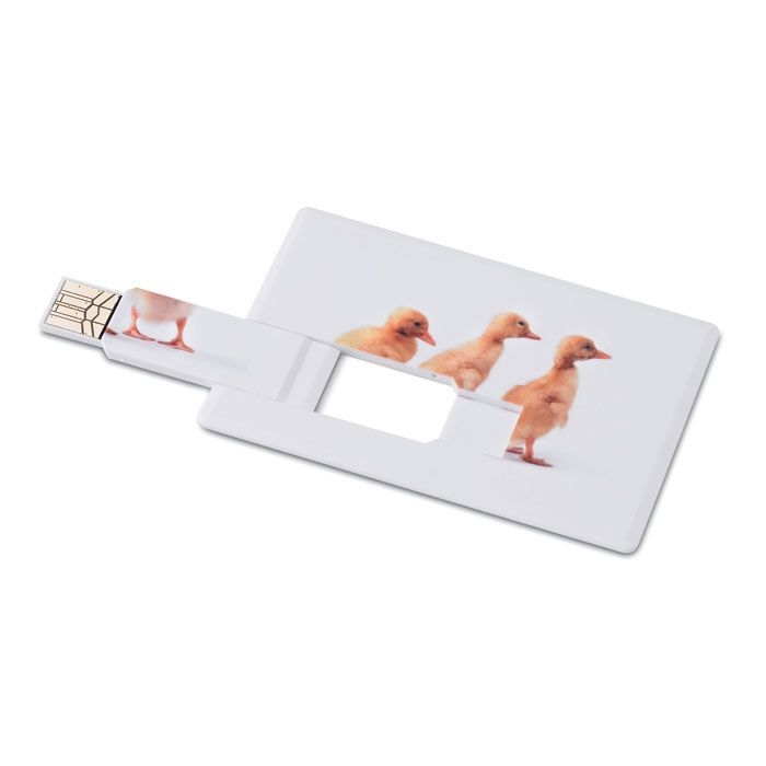 MO1059C-06-16GMemorama Creditcard. USB flash 16GB_ weiss_ 16 GB