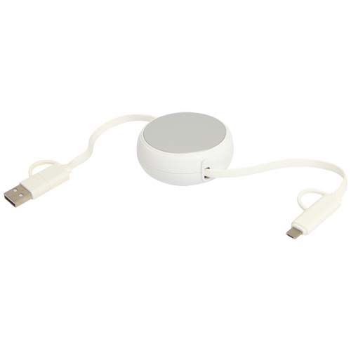 PF124420-3Alasia 100 cm 5-in-1 Kabel aus recyceltem Kunststoff und Aluminium_ einziehbar_ fuer Datenuebertragung