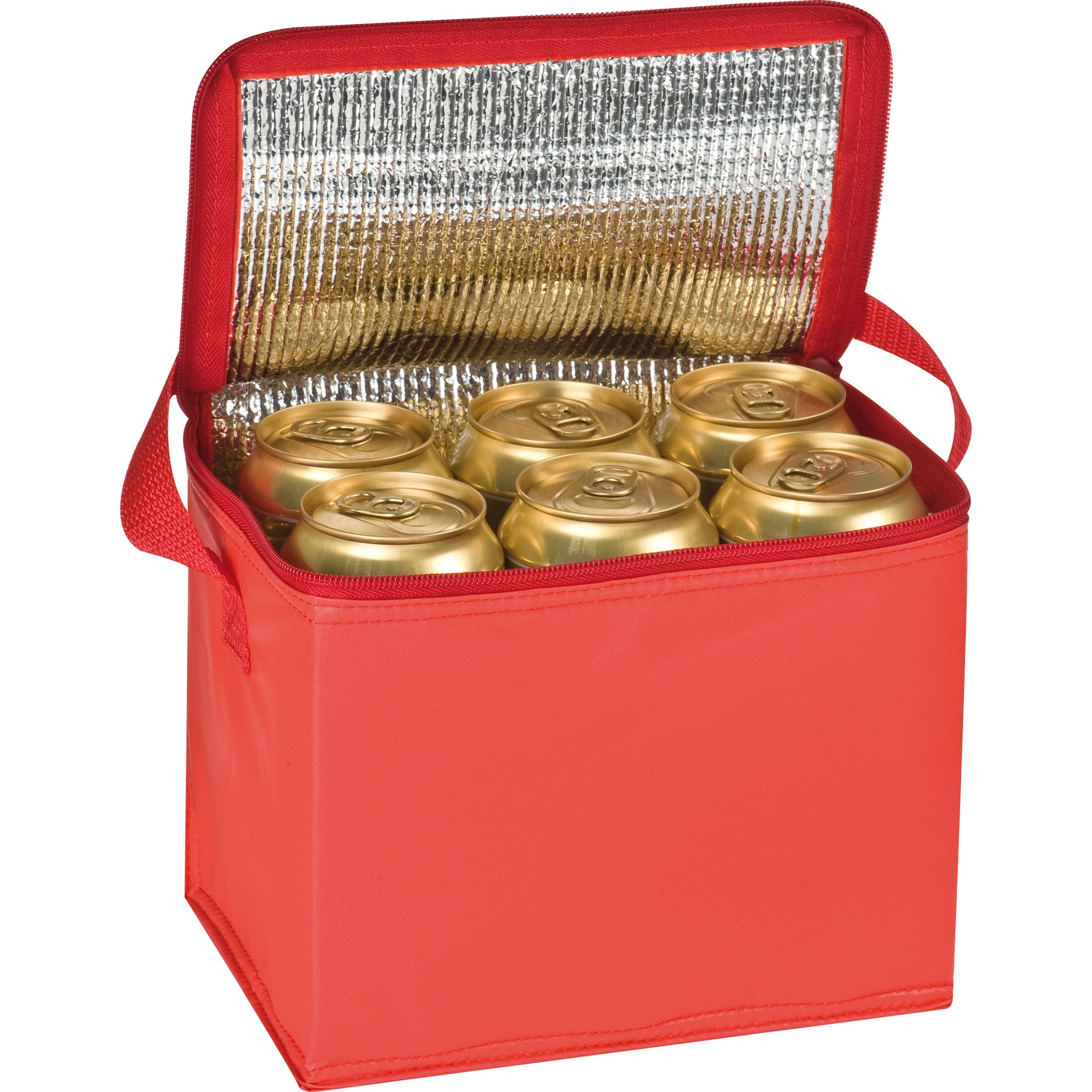 MA67104-05Kuehltasche fuer 6 Dosen à 0_5l HONORATA_ rot