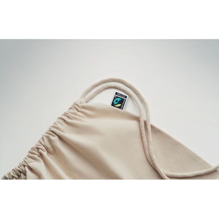 MO2096-13Osole Draw Beutel mit Kordelzug Fairtrade_ beige