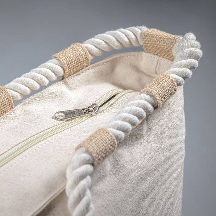 MO2805-13Makenke Strandtasche Canvas 280g_m²_ beige