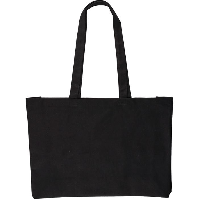 GI1161746-01Einkaufstasche Baumwolle _280 g_m²_ Hugh_ schwarz
